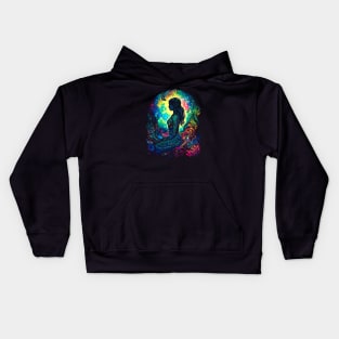 Psychedelic Mermaid #3 Kids Hoodie